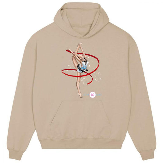 Hoodie with Gymnast or Ballerina print CLEARANCE