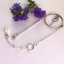 Load image into Gallery viewer, Silver Bracelet with Gymnast
