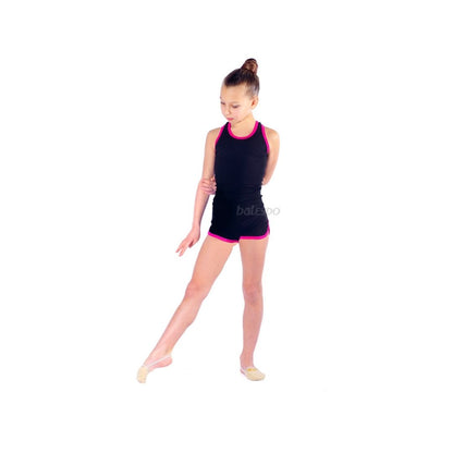 Gymnastics tank top with trim