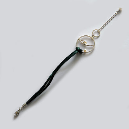 Silver Bracelet with Gymnast
